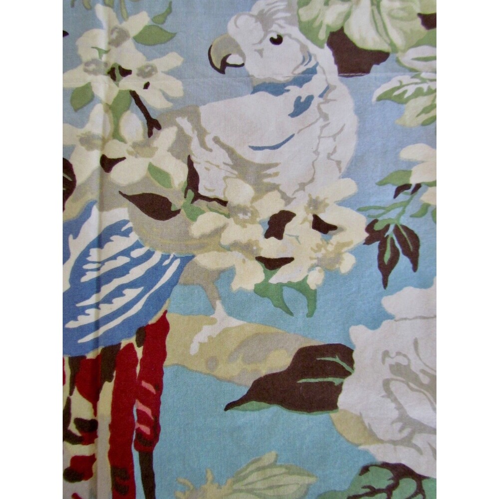 Pottery Barn Bird & Blossom Chinoiserie Standard Shams Multicolor Organic Cotton